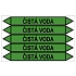 Značení potrubí, čistá voda 212 × 26 mm, polyvinylchlorid, polyester